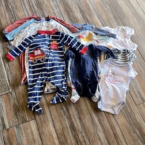 Bundle of 6-9 months baby boy clothes